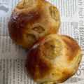 れこちゃん★'s cooksnap of when they made バナナの甘い香り♪もっちりバナナパン.