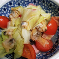 sunniee's cooksnap of when they made あさりとキャベツ、トマトの白だしさっと煮.