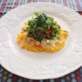 バカリャウ's cooksnap of when they made 卵と餅のエスニック風.