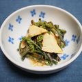 バカリャウ's cooksnap of when they made 春に＊筍とわらびの生姜酢味噌和え.