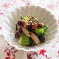 バカリャウ's cooksnap of when they made 青梗菜の梅肉塩昆布和え.