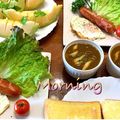 koiko亭's cooksnap of when they made koiko亭　モーニング　ソーセージ.