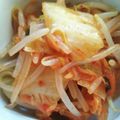 ぽちゃすけ's cooksnap of when they made レンジで簡単！もやしキムチ.