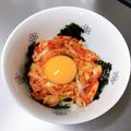K0A9O0R8U♪'s cooksnap of when they made ビビンバ風キムチTKG.