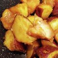 ぶび＊＊＊'s cooksnap of when they made サツマイモと鶏もも肉の甘辛炒め.