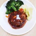 カプチーナ！'s cooksnap of when they made ふんわりハンバーグ☆.