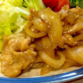マンジュラ's cooksnap of when they made 簡単☆豚こま肉と玉ねぎのしょうが焼き.
