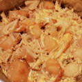 リスリス0211's cooksnap of when they made 大根の皮とちくわ、えのきだけの卵とじ.