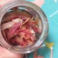 はっぴーゆりもん＊'s cooksnap of when they made レンチンで簡単！ミョウガの甘酢漬け.