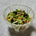 なおミール's cooksnap of when they made ねばねば☆春菊と納豆とごまの和え物☆.