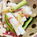 ひなももmom's cooksnap of when they made きゅうりと大根とミョウガのピクルス.