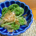 taruママ's cooksnap of when they made 簡単。こごみのおひたし 麺つゆで.
