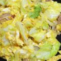 まなぽー。's cooksnap of when they made とろ卵豚キャベツ☆海鮮うま塩炒め.