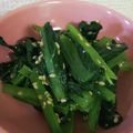 アウルママ's cooksnap of when they made 小松菜のナムル★香味ペーストで簡単.