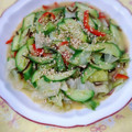 ふうはっちゃん's cooksnap of when they made レタスときゅうり炒め☘️塩昆布で味付簡単.
