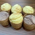 おぼもこ25's cooksnap of when they made 豆腐×HMでヘルシーマフィン♪.