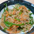 TAMAKARI's cooksnap of when they made 糸こんにゃく入り、じゃこピー。.