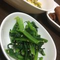 Nの人's cooksnap of when they made レンジde簡単♡やみつき♡小松菜ナムル.