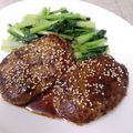 アズーロコンパクト's cooksnap of when they made ふわふわ♪照り焼きハンバーグ.