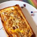 クック1S0J7X☆'s cooksnap of when they made 【朝食】埋め込み式☆納豆オムトースト.