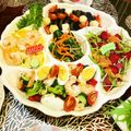 ♡ひな祭り♡'s cooksnap of when they made 水菜とかぶ・スモークサーモンのサラダ.