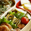 ガメコ's cooksnap of when they made お弁当に、のり入りぐるぐる模様の卵焼き.