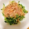 tomoeクック's cooksnap of when they made きゅうりとみょうがのおかか和え.