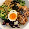 9natsu's cooksnap of when they made なすとサバ缶のぶっかけうどん.