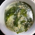 xMARILYNx's cooksnap of when they made 10分で完成！焼肉屋さんのわかめスープ.