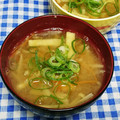 ととろ＆めい's cooksnap of when they made 温まる～(*^^*)根菜たっぷり味噌汁♪.
