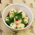 ゆうっちママ's cooksnap of when they made 簡単おつまみ♪ピリ辛これうま!うずら味玉.