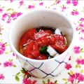 ｍａｒｉ♪'s cooksnap of when they made うちのもずく酢４✿トマト・モロヘイヤ入り.