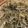 函館元町自炊男子！'s cooksnap of when they made よもぎのジェノベーゼ風パスタ.