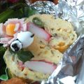 あやみくん's cooksnap of when they made お弁当に✿カニカマいんげん玉子焼き.