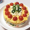 フルーツ好き中学2年's cooksnap of when they made 簡単☆父の日や記念日などに✿ケーキ寿司✿.