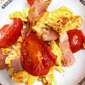 虎徹のママ's cooksnap of when they made 卵とミニトマト炒め.