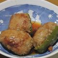 まつきた's cooksnap of when they made 我が家のピーマンの肉詰め.