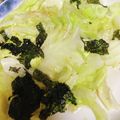 あさくらしなも's cooksnap of when they made レンジで簡単即席蒸しキャベツの海苔あえ。.