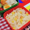 にゃにゃ☆☆☆'s cooksnap of when they made ベーコンで簡単ピラフ.
