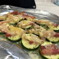S72☆'s cooksnap of when they made 簡単。ズッキーニとベーコンのチーズ焼き。.
