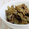 umemodoki's cooksnap of when they made ＊＊牛とごぼうの甘辛炒め煮＊＊.
