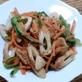 ポニーリボン's cooksnap of when they made お弁当ご飯！竹輪とピーマンのゴマ味噌炒め.