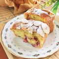 フジぽん's cooksnap of when they made 生クリームでいちごとくるみのパウンド.