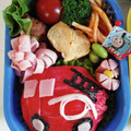 ☆★☆ｒｉｋｏ☆★☆'s cooksnap of when they made 幼稚園のお弁当第8段!!消防車&救急車★.