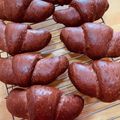 めぐみち's cooksnap of when they made パンオショコラ風バターロールグラハム入り.