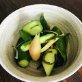 kinniko's cooksnap of when they made 即席！きゅうりとミョウガの塩昆布漬け.