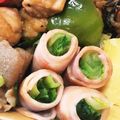 ｹﾛｯﾋﾟｰ's cooksnap of when they made 小松菜ベーコン巻き② お弁当に♬.