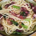 eユキさん's cooksnap of when they made ホタルイカと小松菜のパスタ.