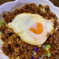 こはるママ♡'s cooksnap of when they made 簡単ランチ♪炒めハンバーグのロコモコ丼.