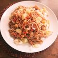 ふか谷's cooksnap of when they made 焼き和蕎麦.